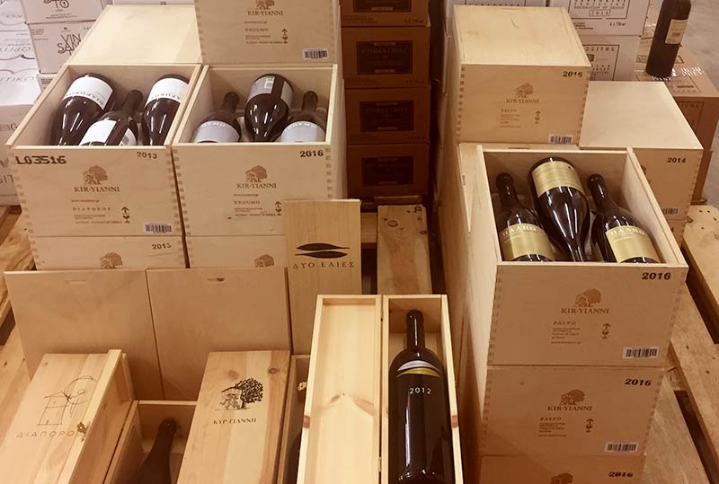 Weinhandel für griechische Weine - Emporio Milos