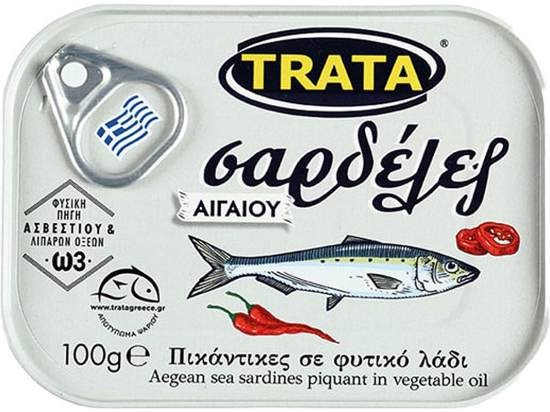 SARDINEN MIT CHILI - PIKANT 100 G DOSE TRATA