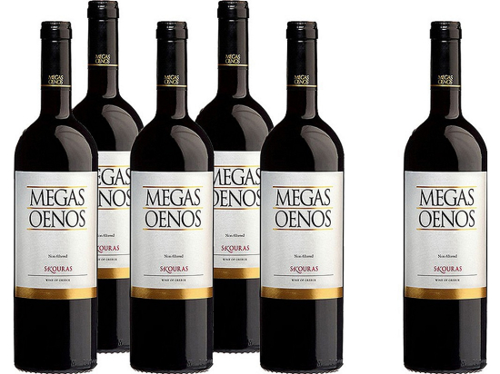 AKTION 5 bezahlen + 1 gratis Megas Oenos 2019