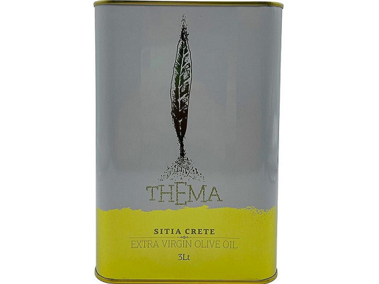 THEMA EXTRA  VIRGIN  OIL  P.D.O. SITIA  3 L
