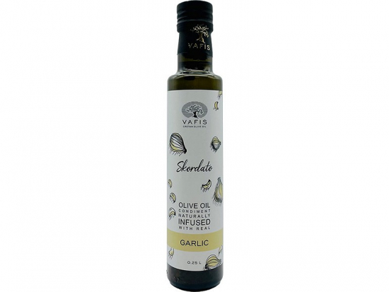 Extra natives Olivenöl mit Knoblauch 250ml