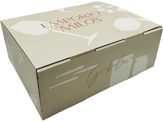 Greek Box (leer) Größe M (beige)