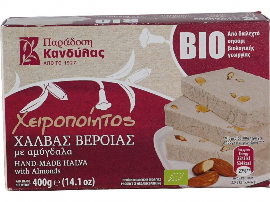 HALVA BIO MIT MANDELN 400G