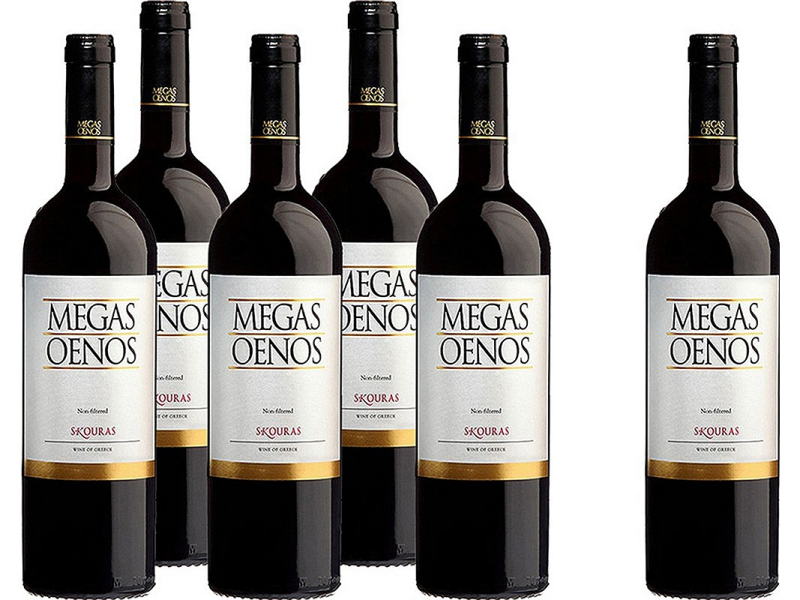 AKTION 5 bezahlen + 1 gratis Megas Oenos 2019