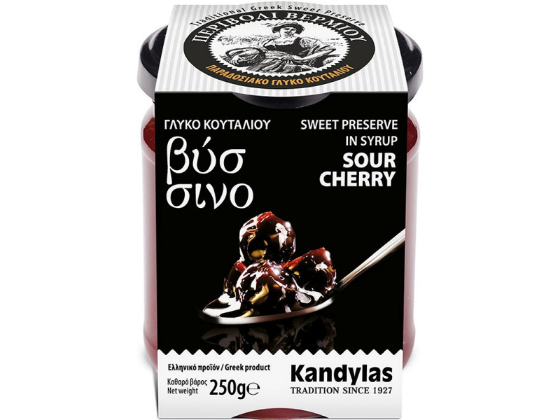 Sauerkirschen in Zuckersirup 250g Kandylas