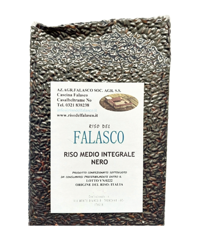 Falasco Riso Medio Integrale Nero 500 g